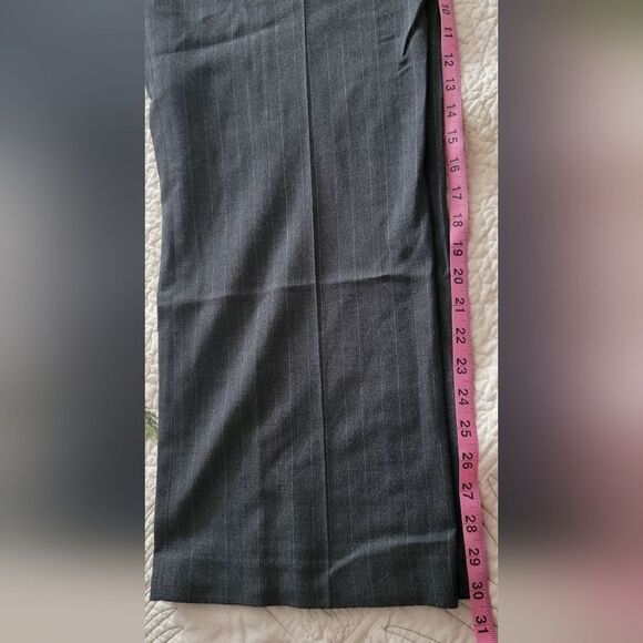 Lane Bryant pinstripe wide leg Trousers (20) - Picture 5 of 9